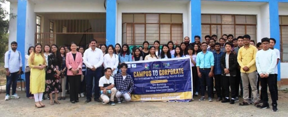 Capacity-building workshop on ‘Campus to Corporate- Advancing Northeast’ was organised in Kohima College and NU SASRD.